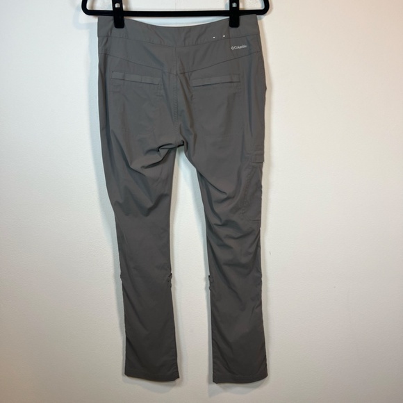 Columbia Women's Hiking Pants Gray Roll Up Lightweight Stretch Pockets Outdoor 4 - Picture 9 of 13
